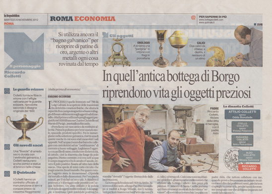 La Repubblica - 20 Novembre 2012